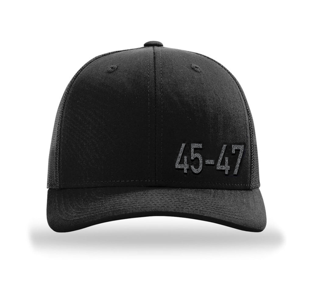 TRUCKER - 45-47 Black Hat