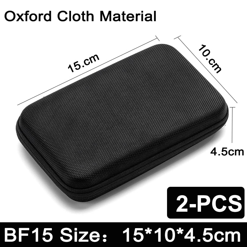 Earphone Data Storage Bag Oval Square Rectangle Cable Organizer Bags Mini Zipper Pouch Tech Gadgets Portable Charger U Disk Case