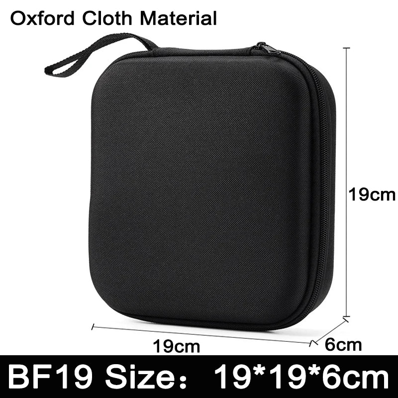 Earphone Data Storage Bag Oval Square Rectangle Cable Organizer Bags Mini Zipper Pouch Tech Gadgets Portable Charger U Disk Case